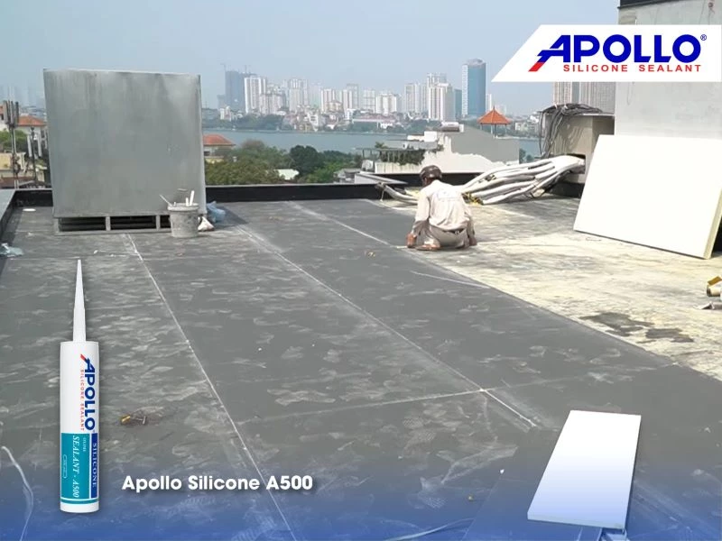 Kết hợp sử dụng Apollo A500 và Apollo Foam trong thi công chống nóng sàn mái, mang lại hiệu quả tối ưu